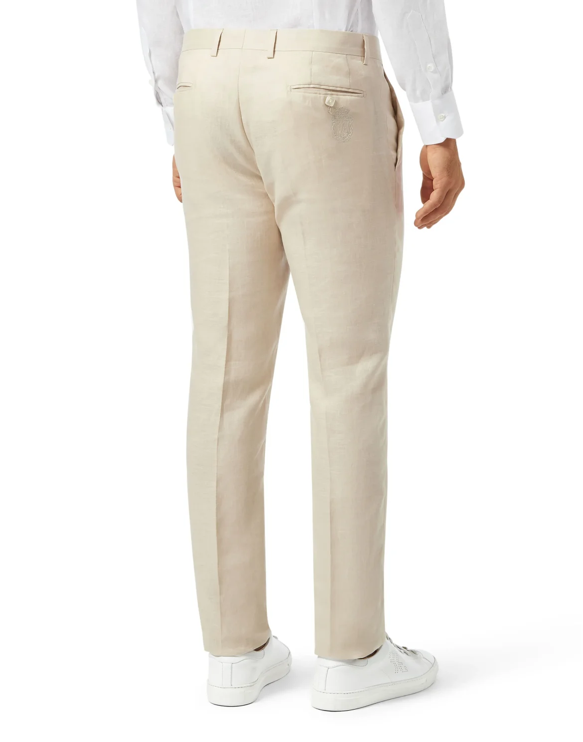 Trousers Tailored Fit Crest, цвет: Бежевый
