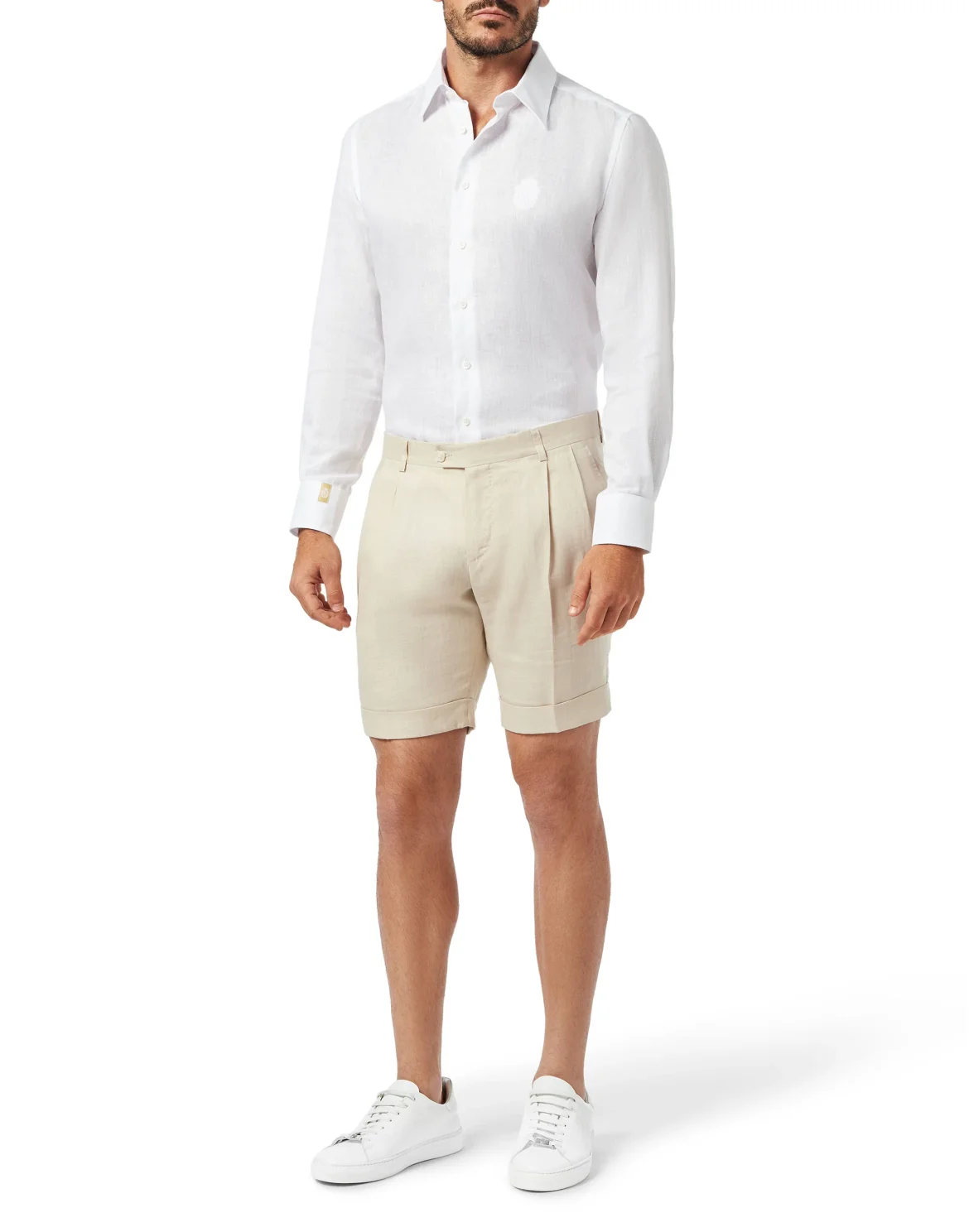 Short Trousers Crest, цвет: Бежевый