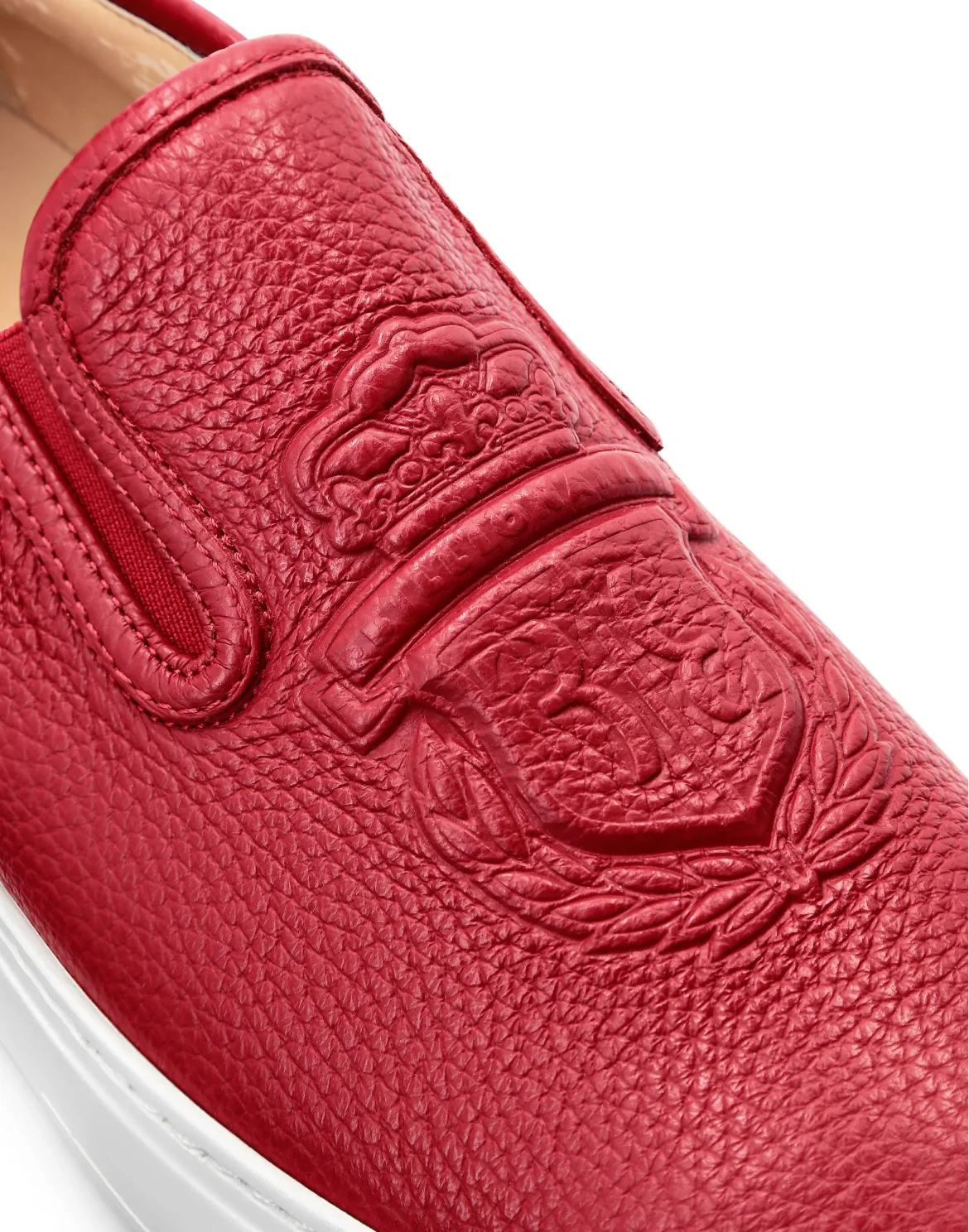 Slip On Crest, цвет: Красный