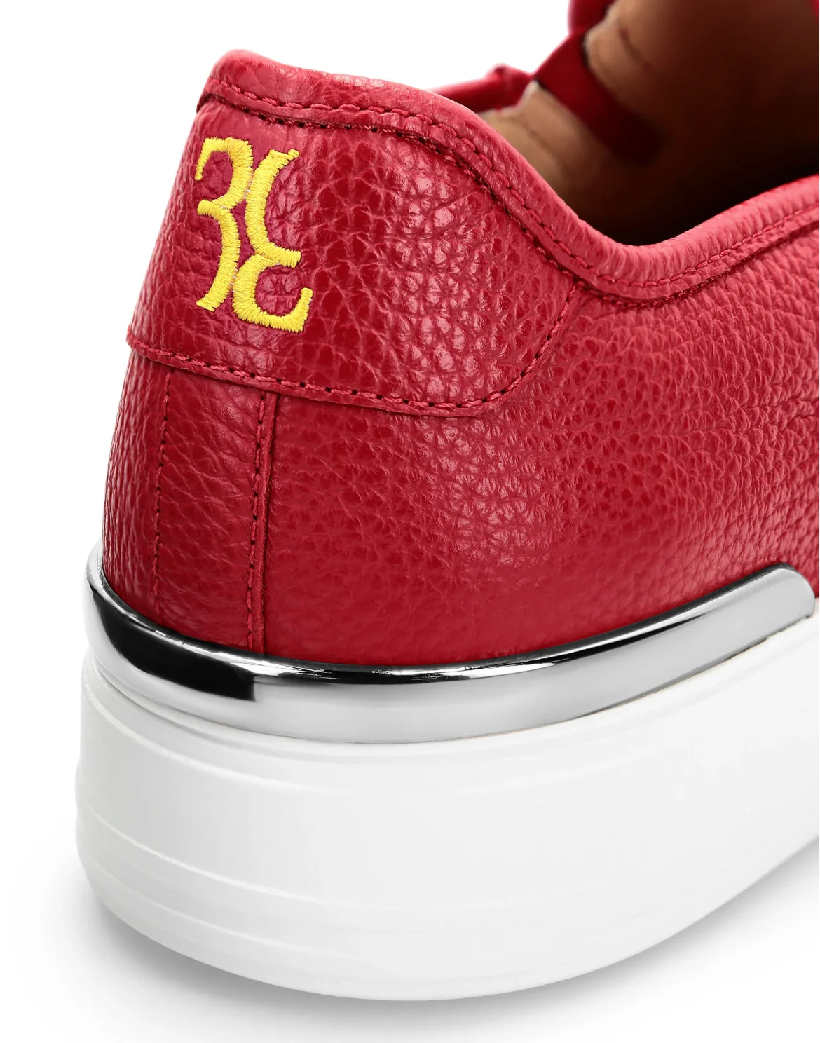 Slip On Crest, цвет: Красный