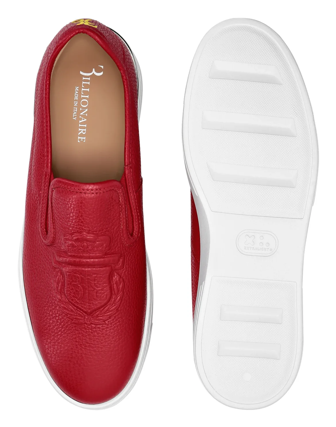 Slip On Crest, цвет: Красный