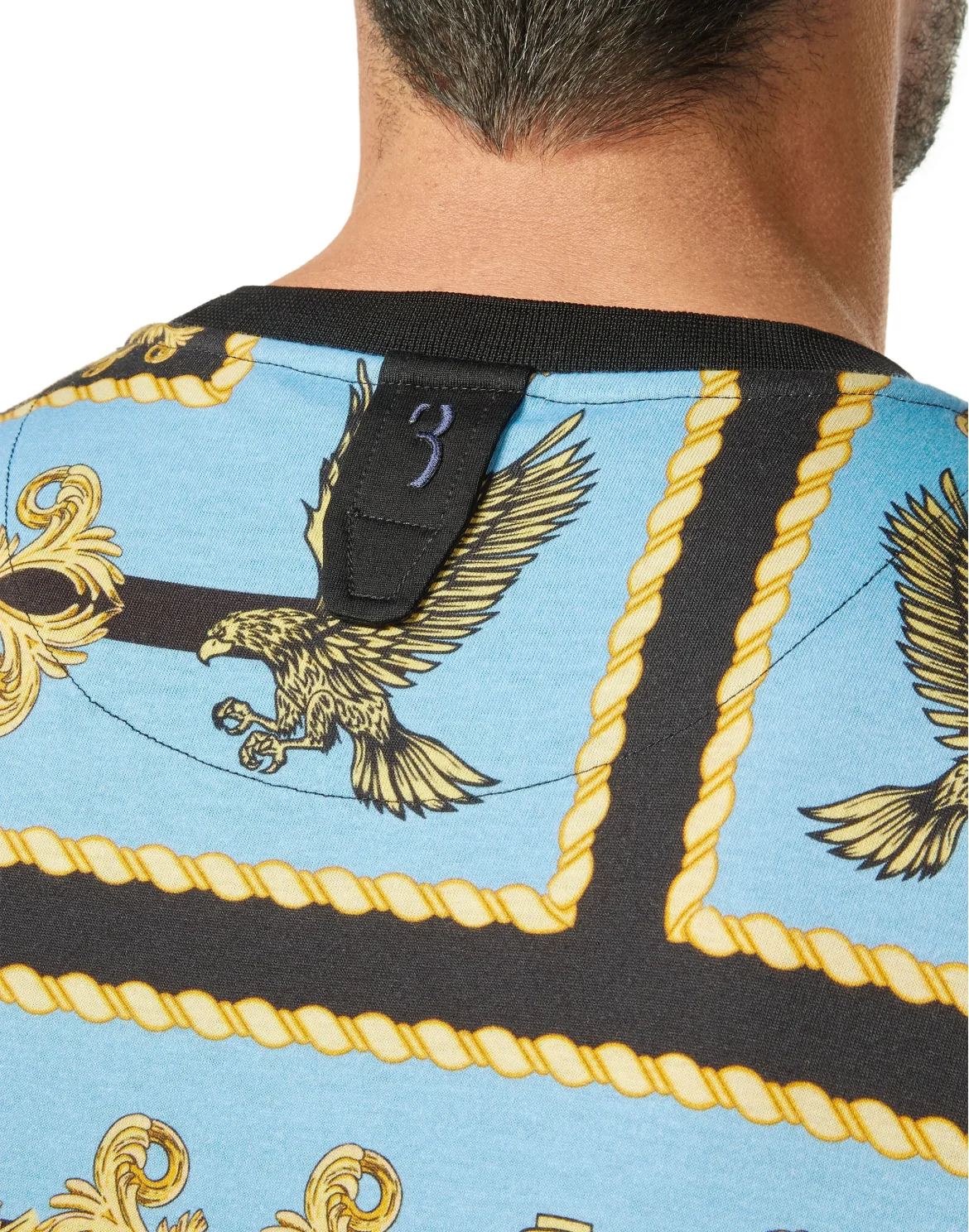 T-shirt Round Neck SS Falcon, цвет: Черный