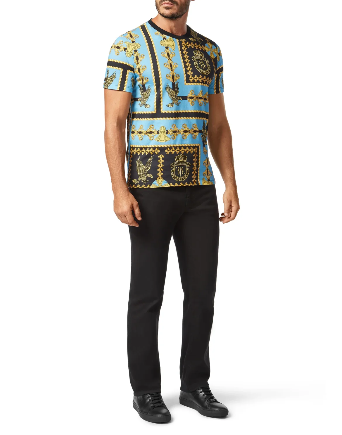 T-shirt Round Neck SS Falcon, цвет: Черный