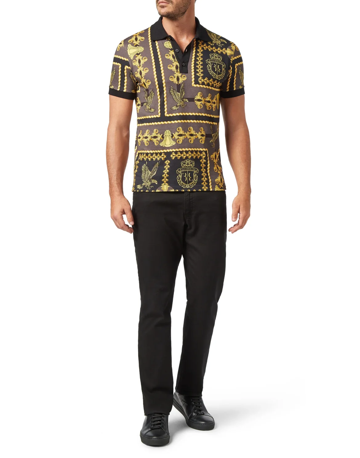 Polo shirt SS Falcon, цвет: Черный
