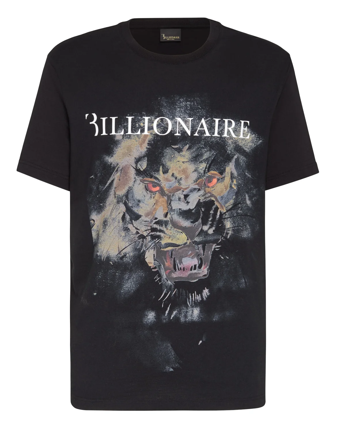 T-shirt Round Neck SS Lion, цвет: Черный