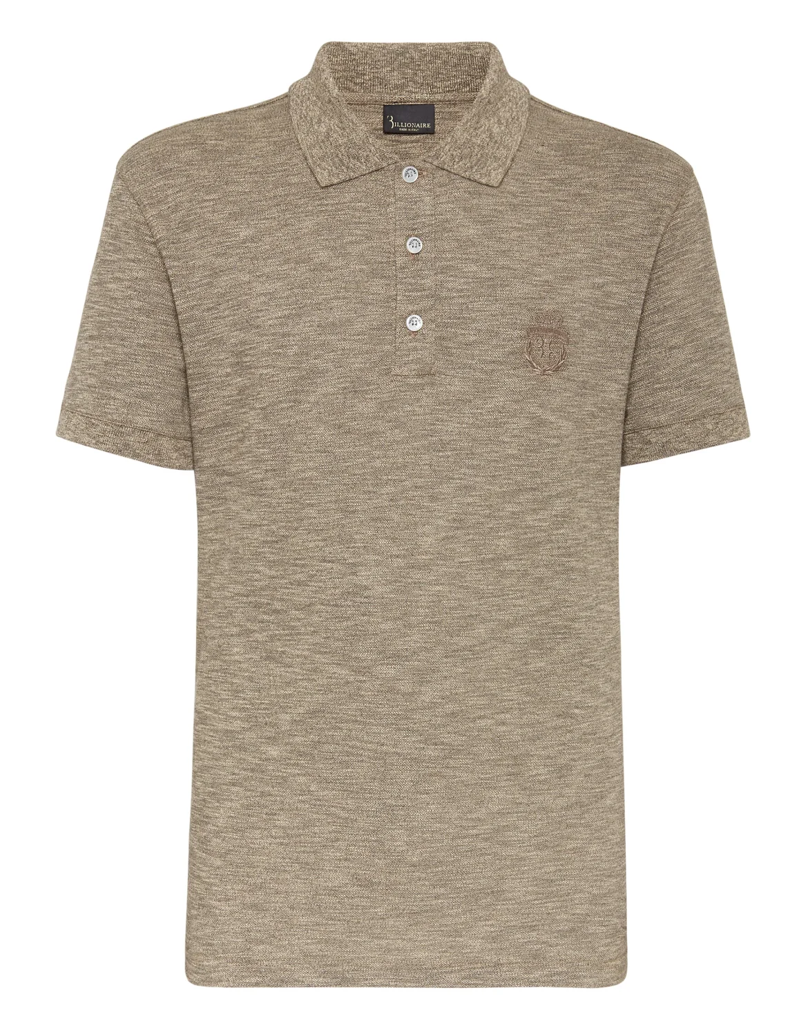Polo shirt SS Crest, цвет: Бежевый