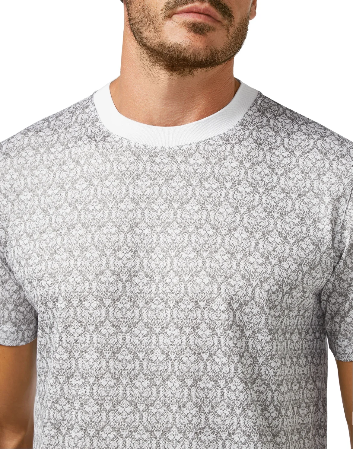 T-shirt Round Neck SS Lion, цвет: Белый