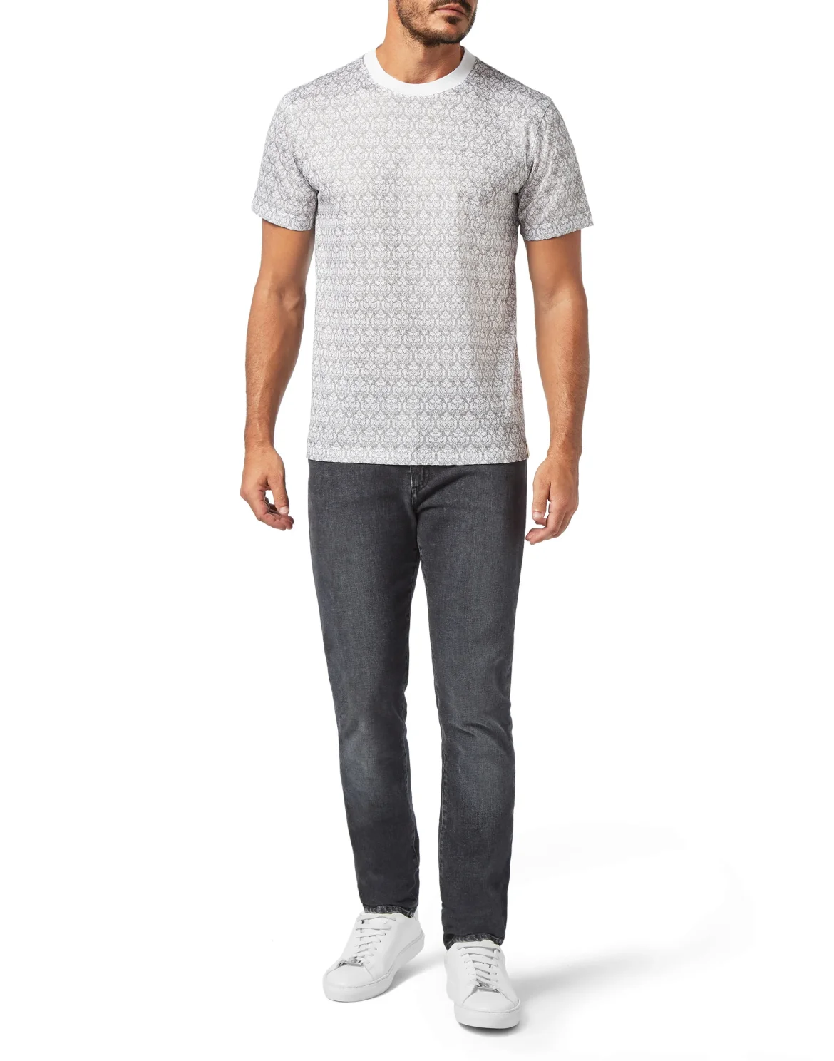 T-shirt Round Neck SS Lion, цвет: Белый