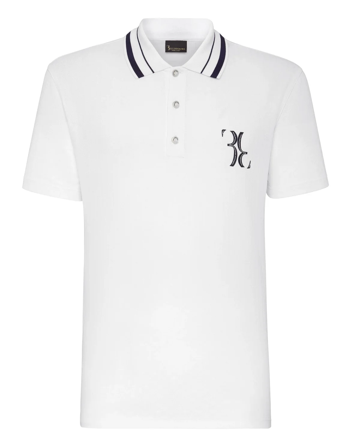 Polo shirt SS Jacquard Double B, цвет: Белый