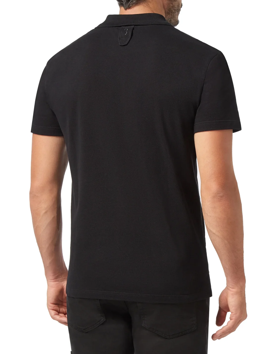 Polo shirt SS All over Crest, цвет: Черный
