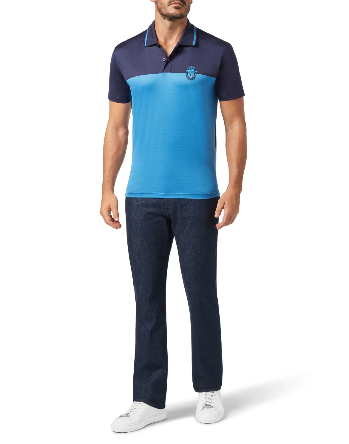 Polo shirt SS Crest, цвет: Черный