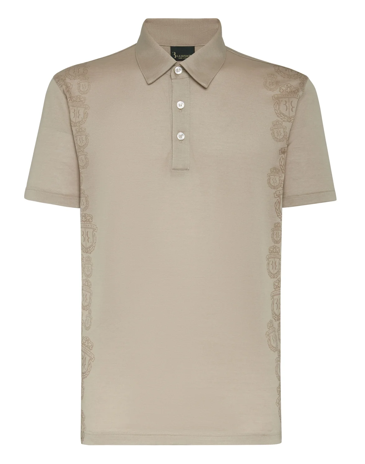 Polo shirt SS Crest, цвет: Бежевый