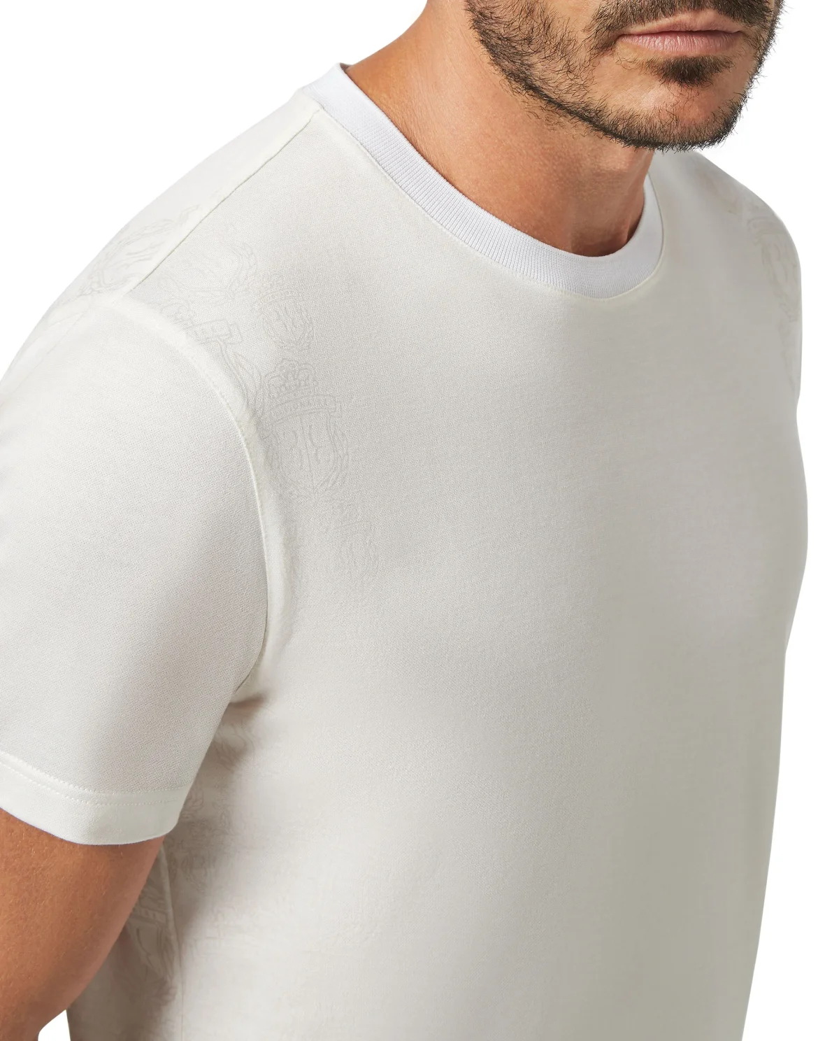 T-shirt Round Neck SS Crest, цвет: Белый