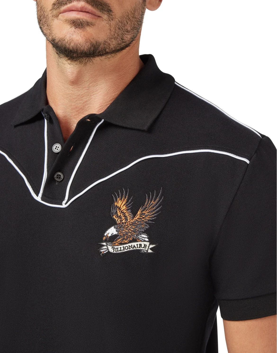 Polo shirt SS Falcon, цвет: Черный