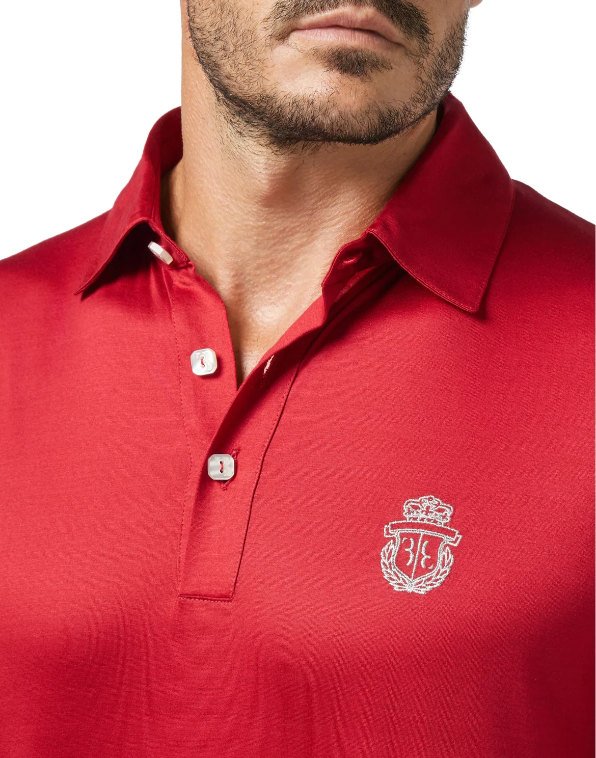 Polo shirt SS Crest, цвет: Красный