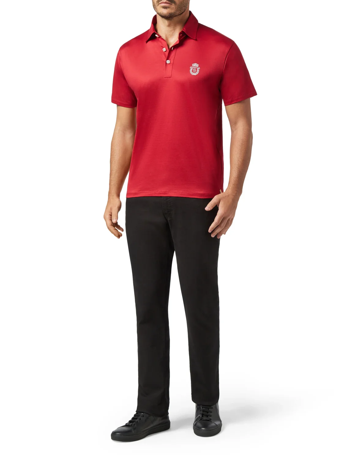 Polo shirt SS Crest, цвет: Красный