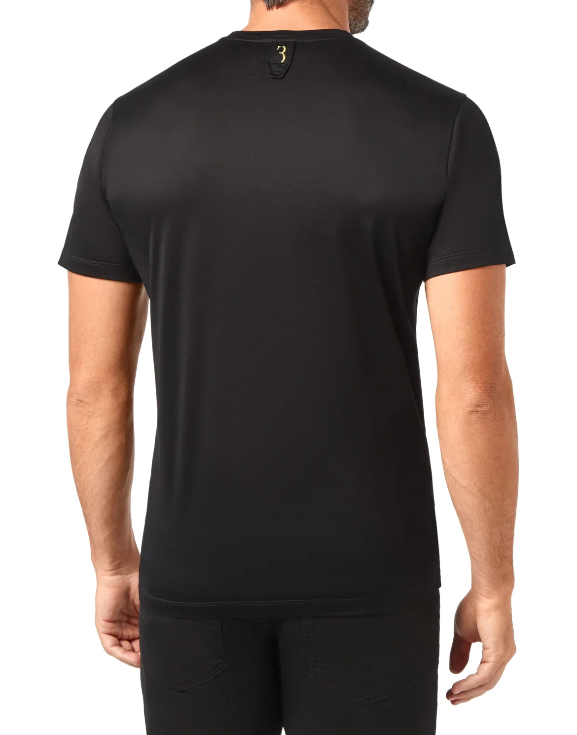 T-shirt Round Neck SS Crest, цвет: Черный