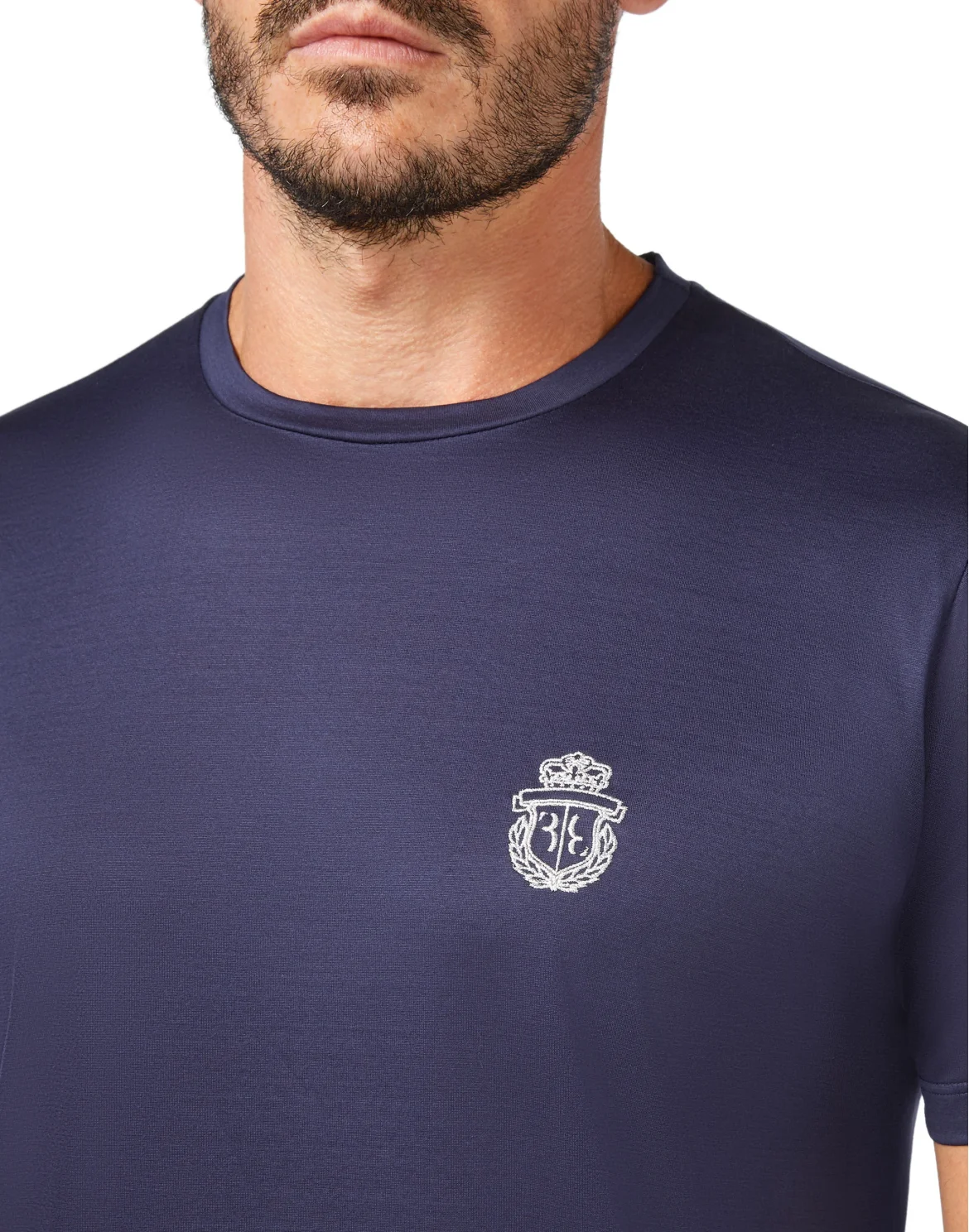 T-shirt Round Neck SS Crest, цвет: Синий