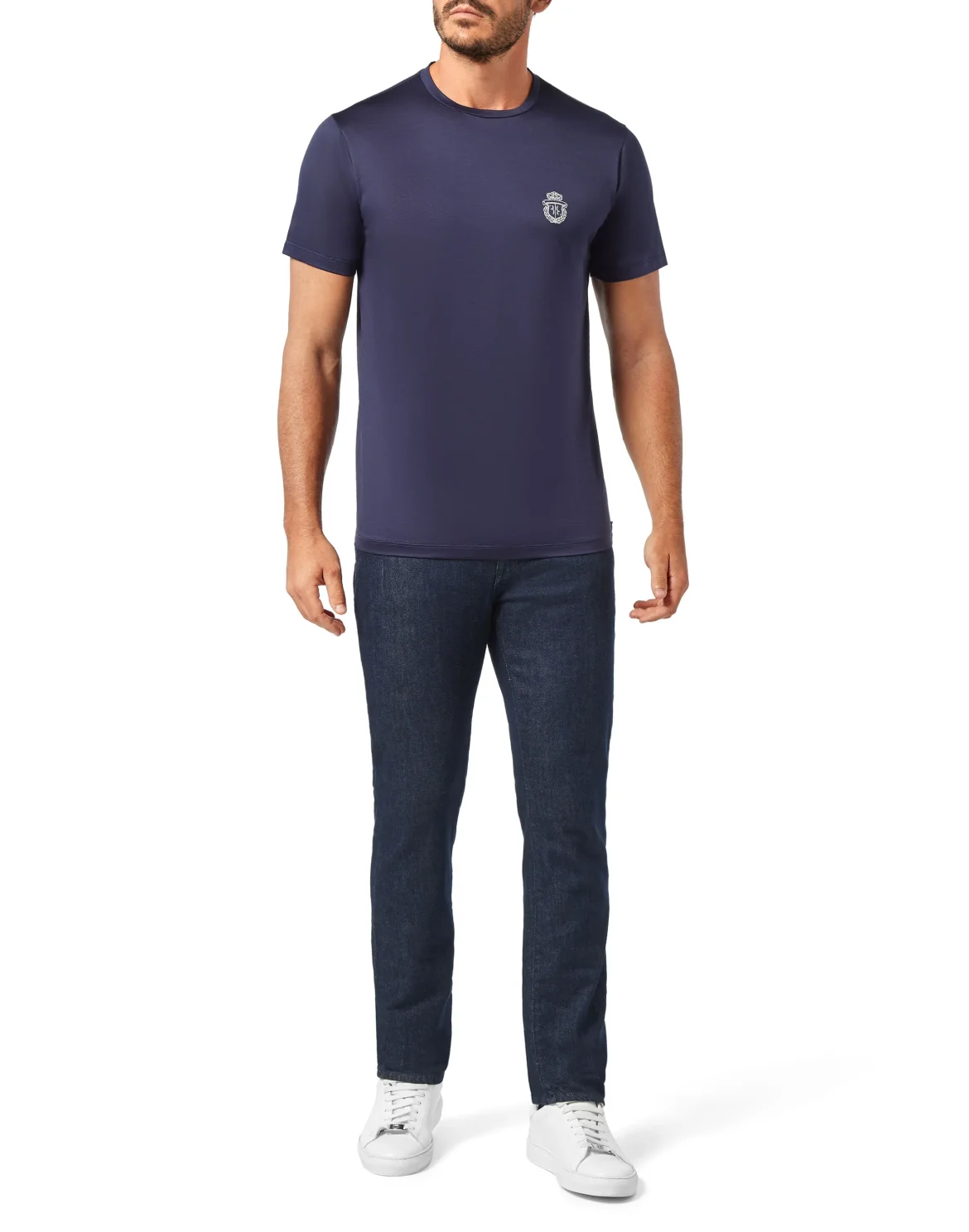 T-shirt Round Neck SS Crest, цвет: Синий