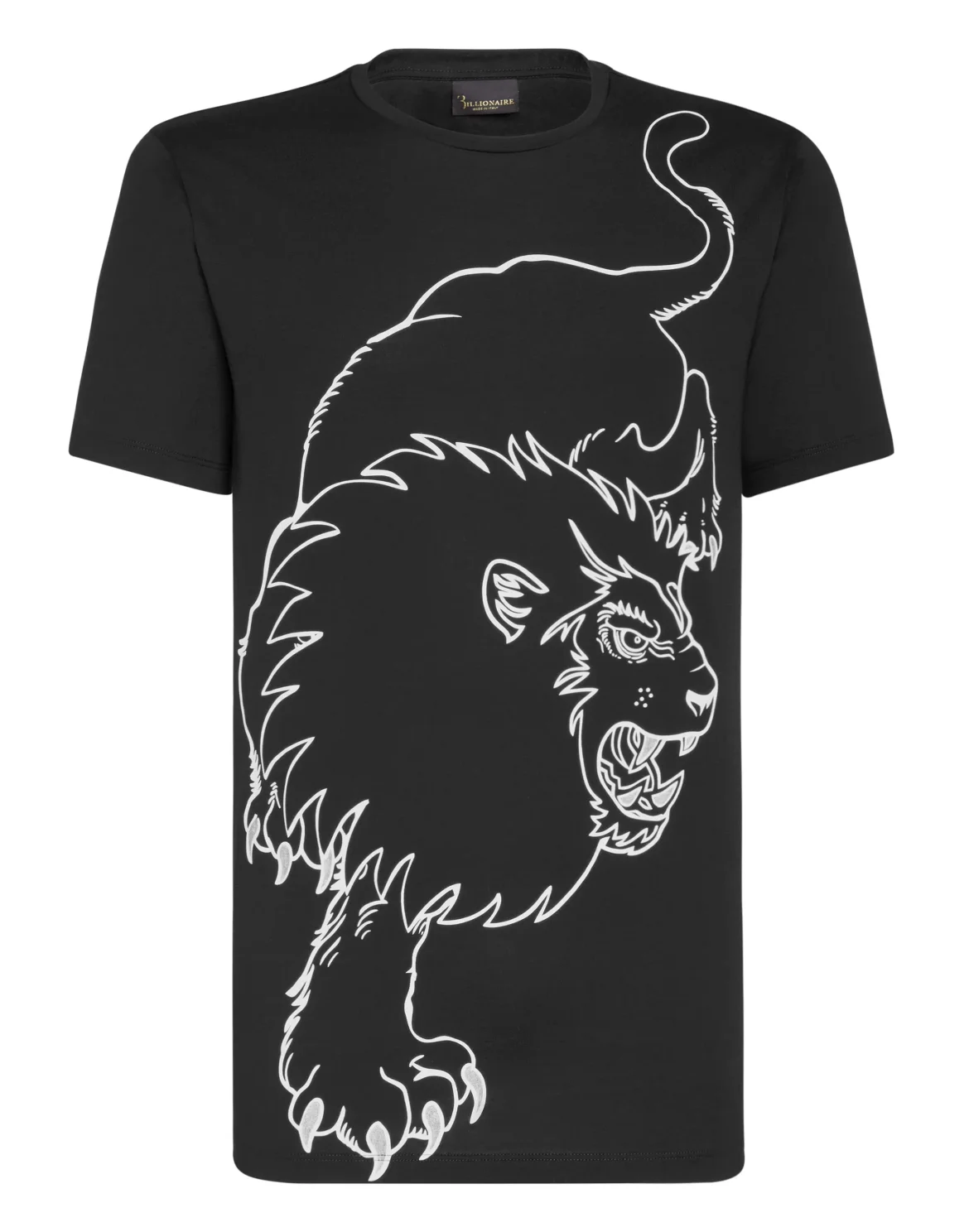 T-shirt Round Neck SS Lion, цвет: Черный
