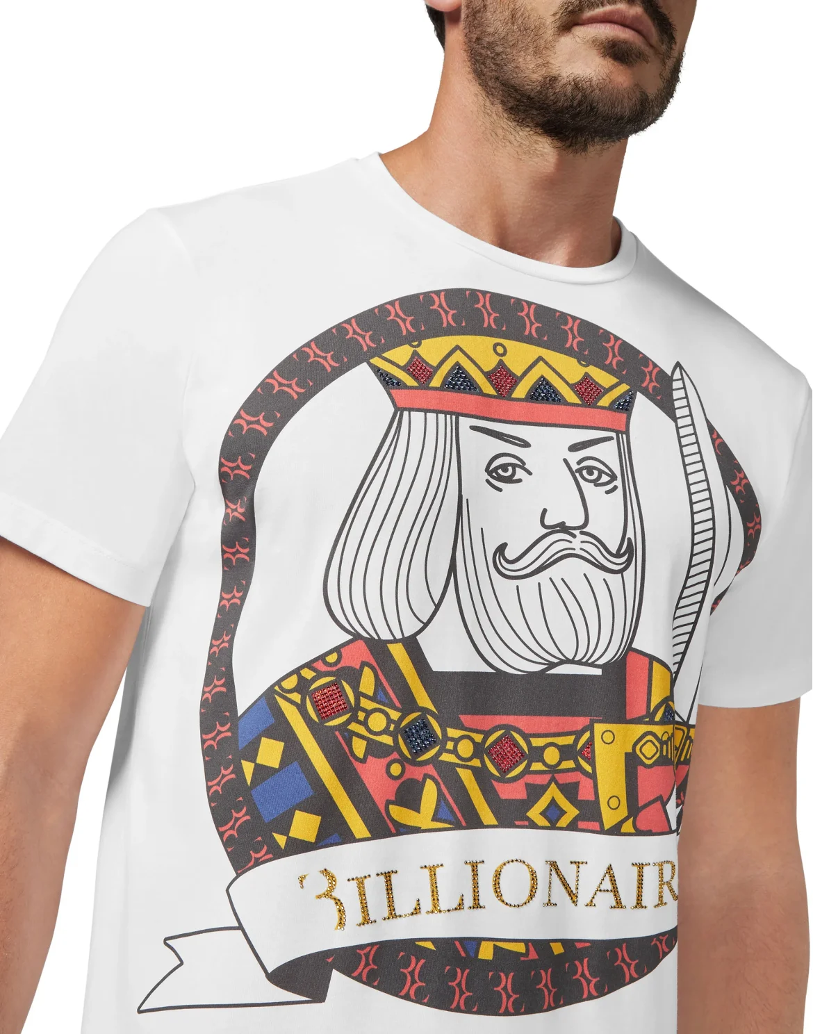 T-shirt Round Neck SS Casinò, цвет: Белый
