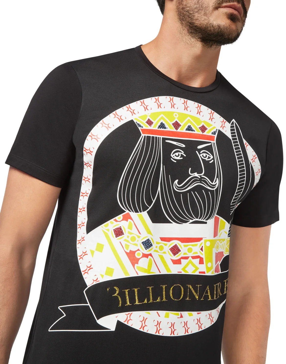 T-shirt Round Neck SS Casinò, цвет: Черный