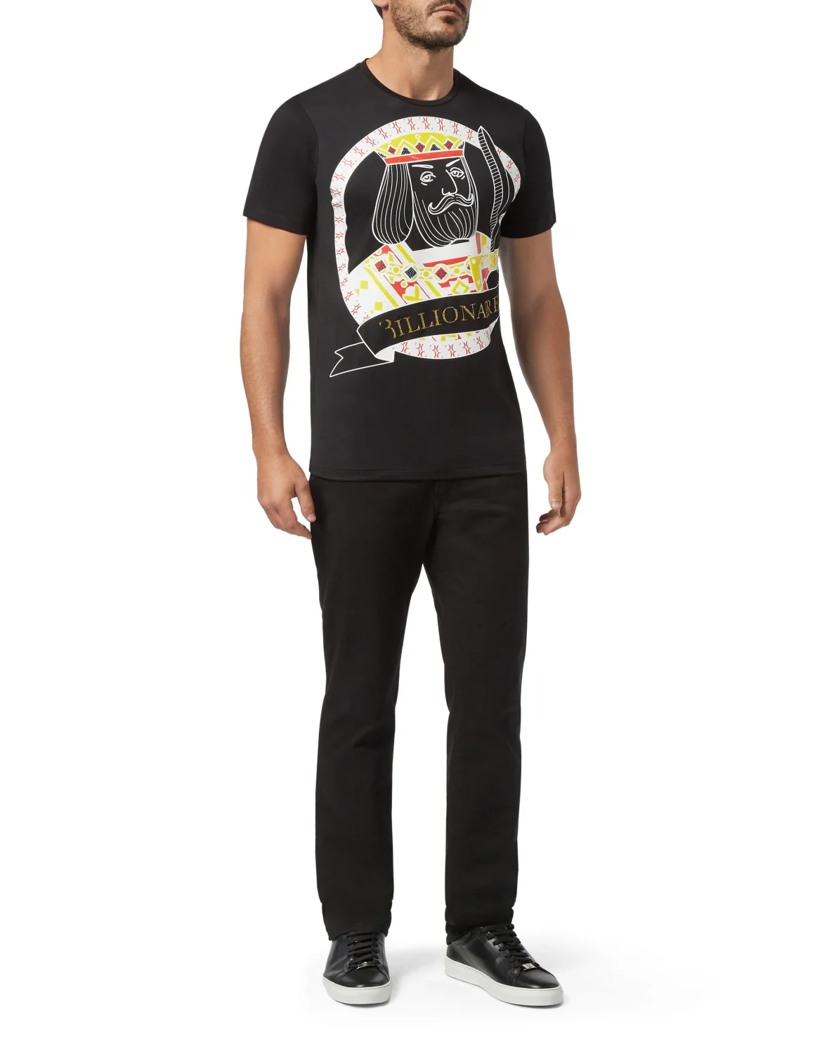 T-shirt Round Neck SS Casinò, цвет: Черный