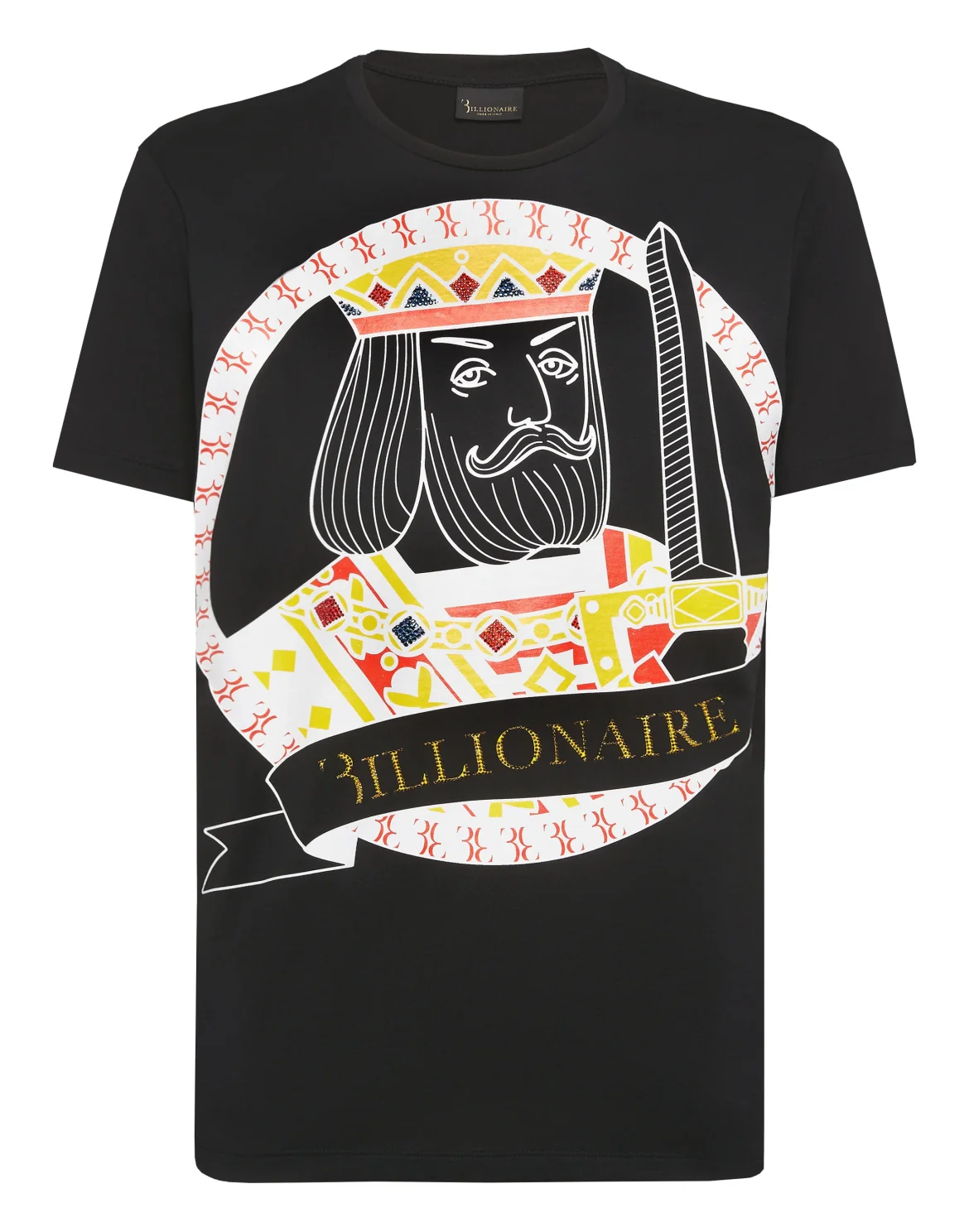 T-shirt Round Neck SS Casinò, цвет: Черный