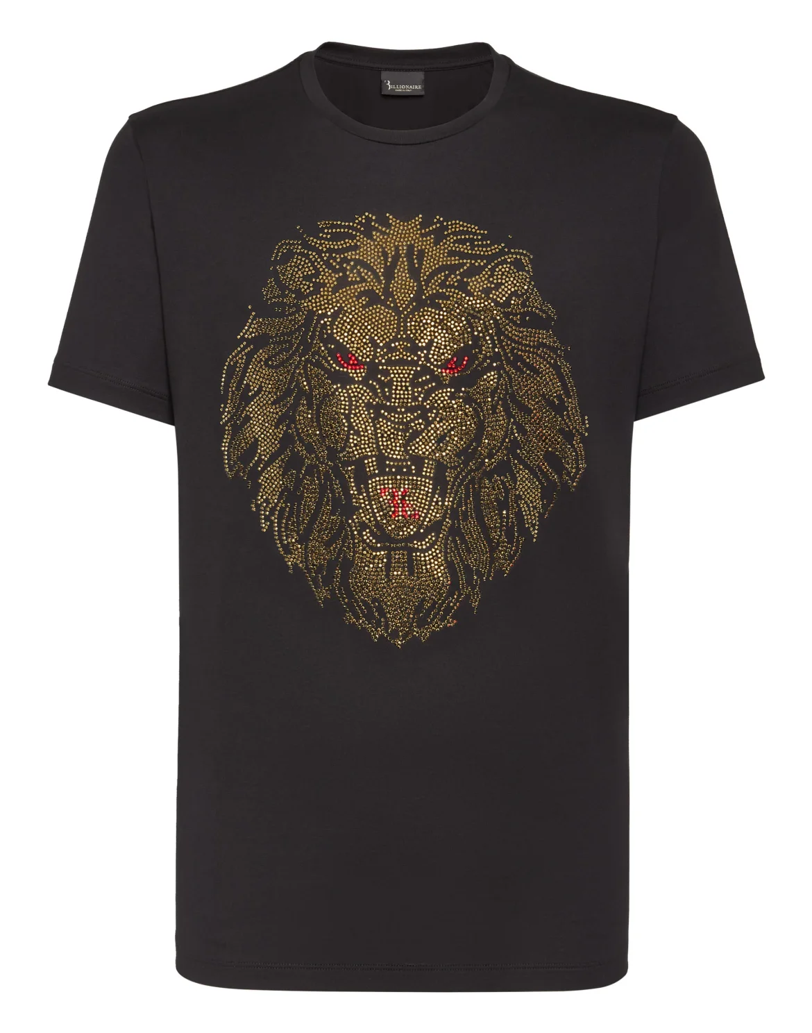 T-shirt Round Neck SS Lion, цвет: Черный