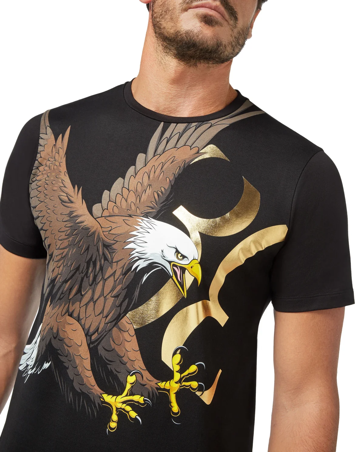 T-shirt Round Neck SS Falcon, цвет: Черный
