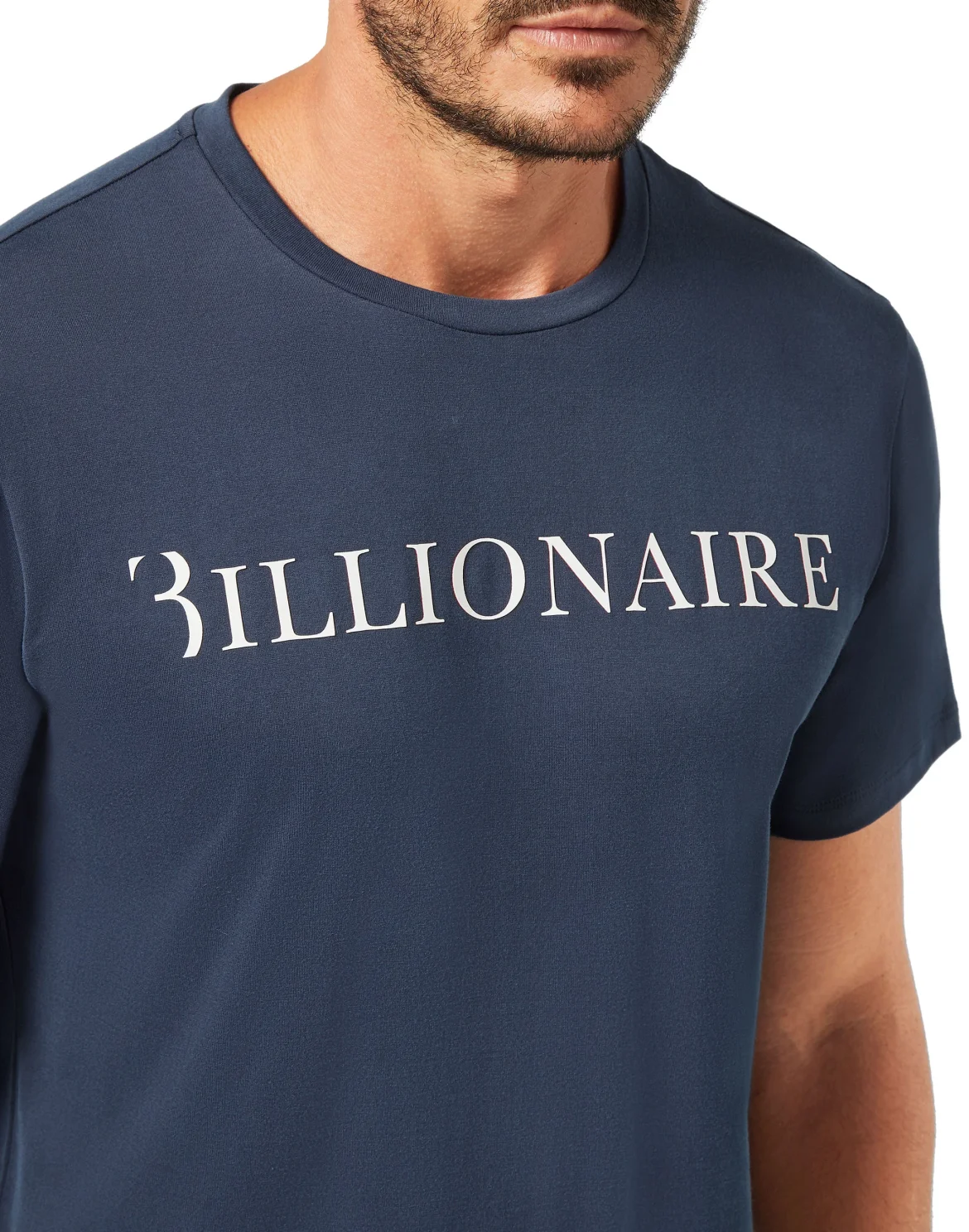 T-shirt Round Neck SS Logos, цвет: Синий