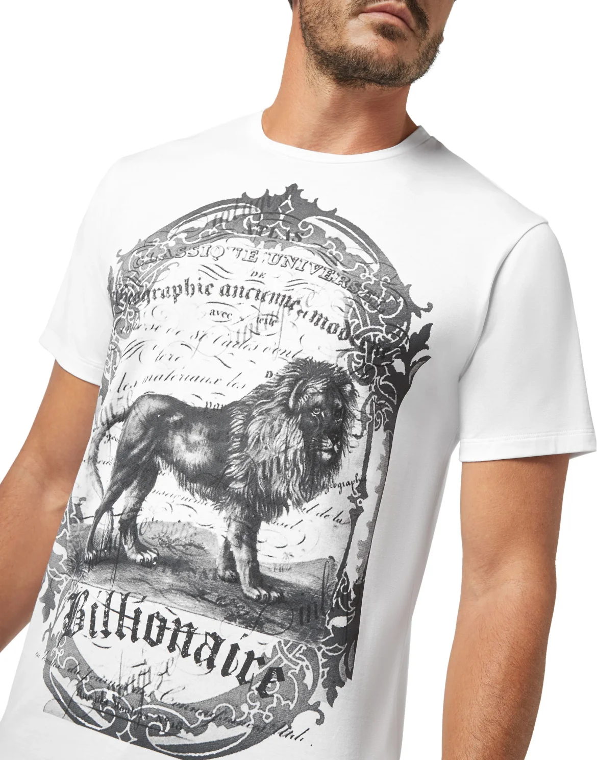 T-shirt Round Neck SS Lion, цвет: Белый
