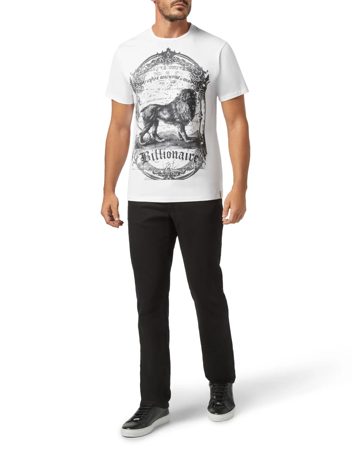 T-shirt Round Neck SS Lion, цвет: Белый