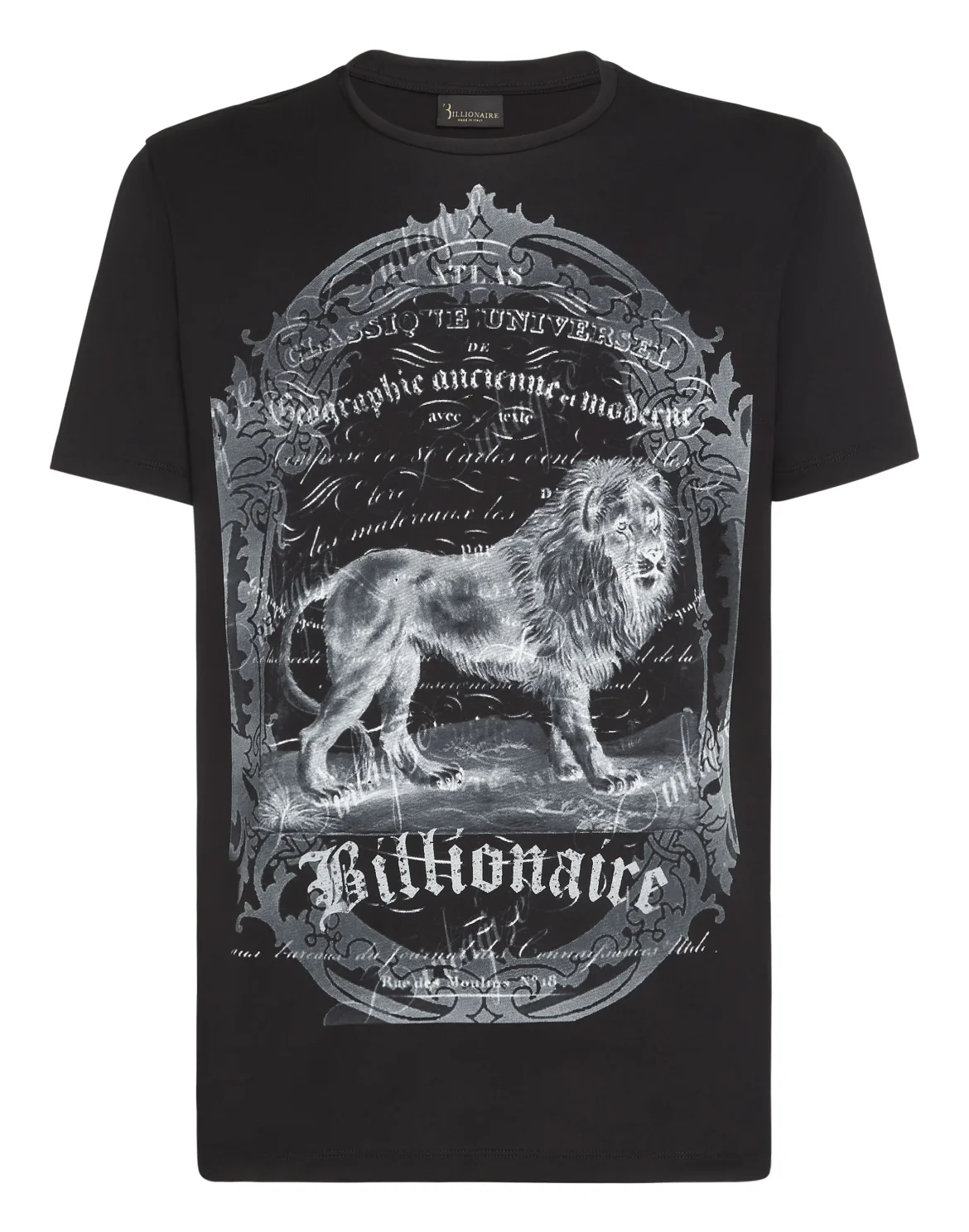 T-shirt Round Neck SS Lion, цвет: Черный
