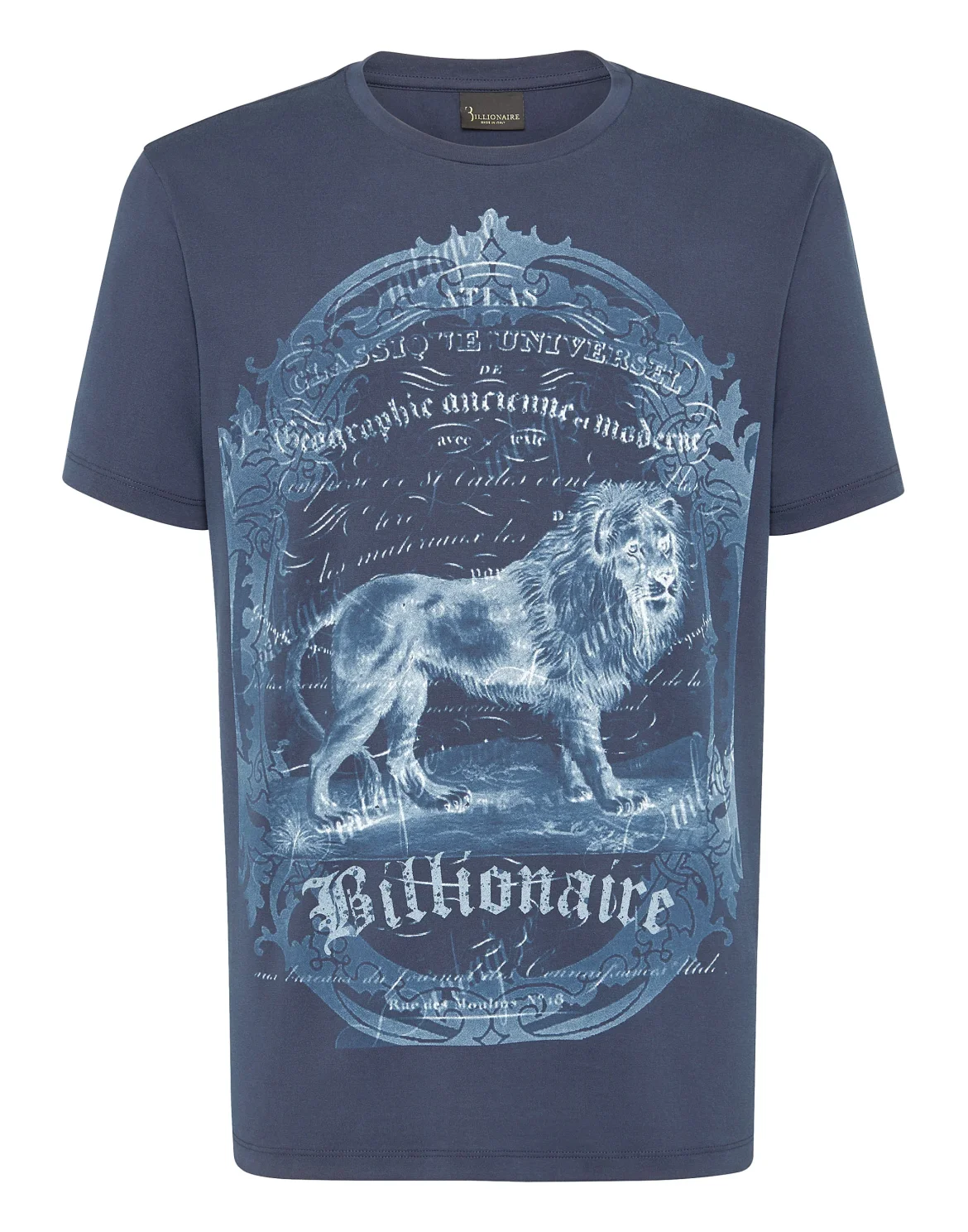 T-shirt Round Neck SS Lion, цвет: Синий