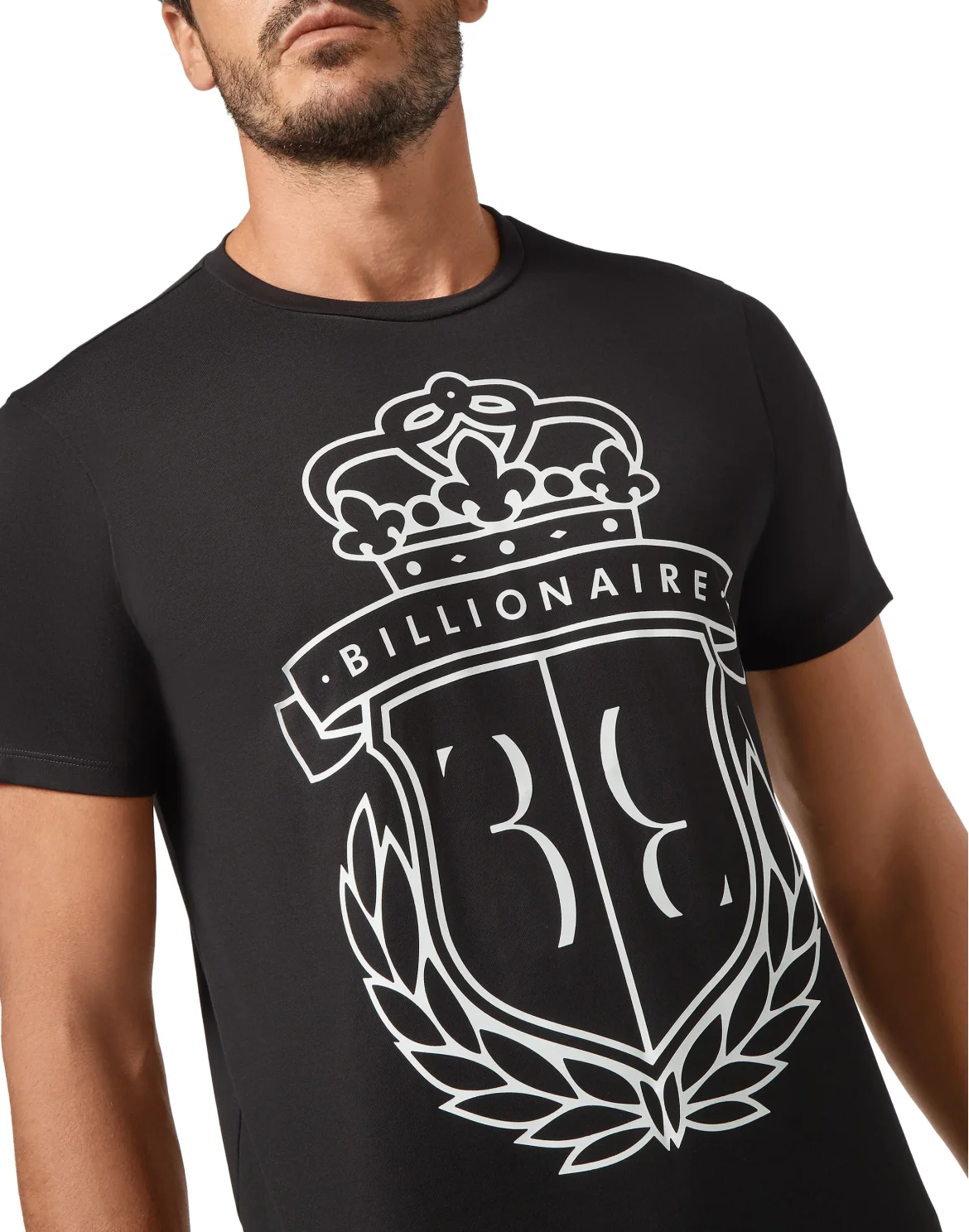 T-shirt Round Neck SS Crest, цвет: Черный