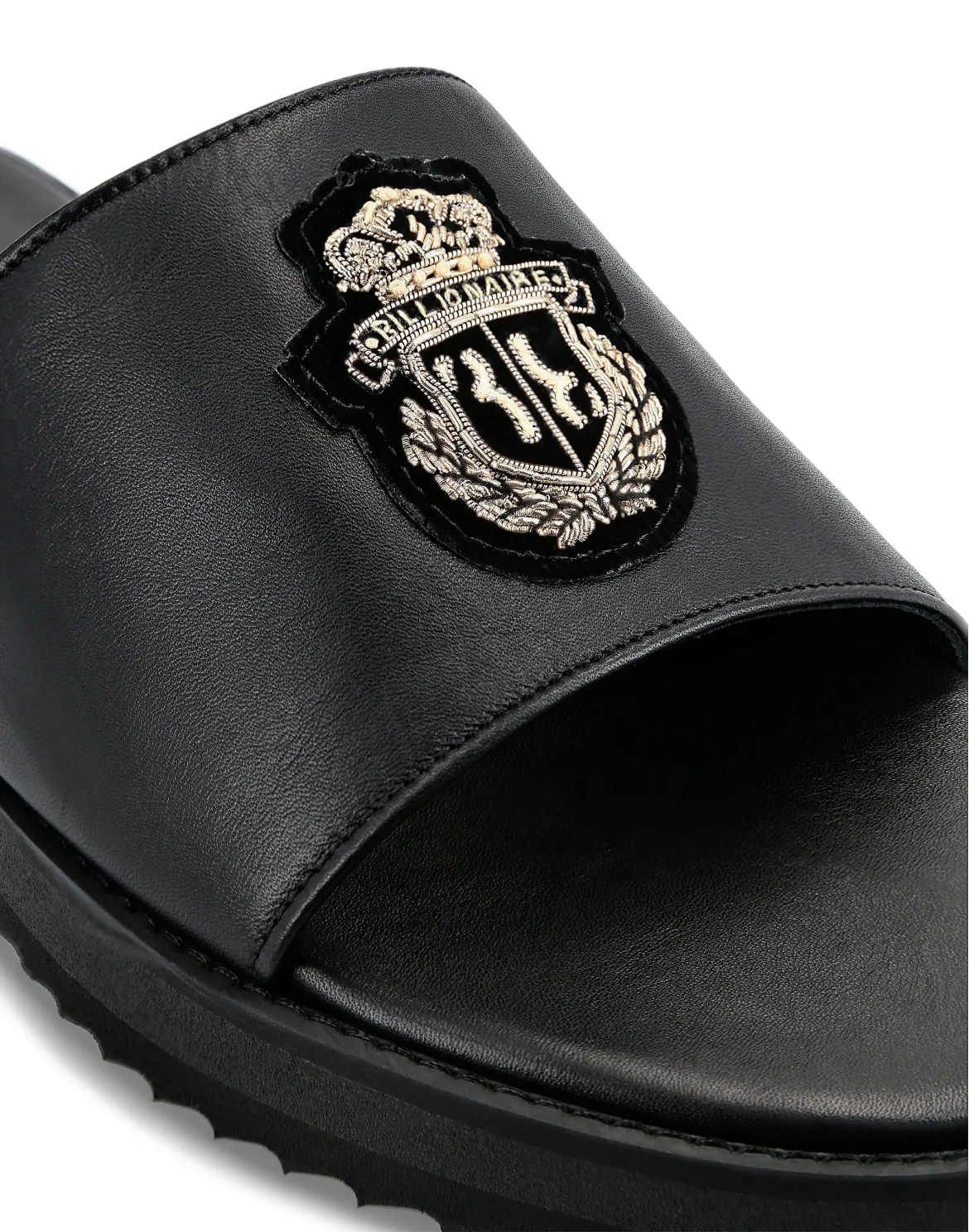 Sandals Flat Crest, цвет: Черный