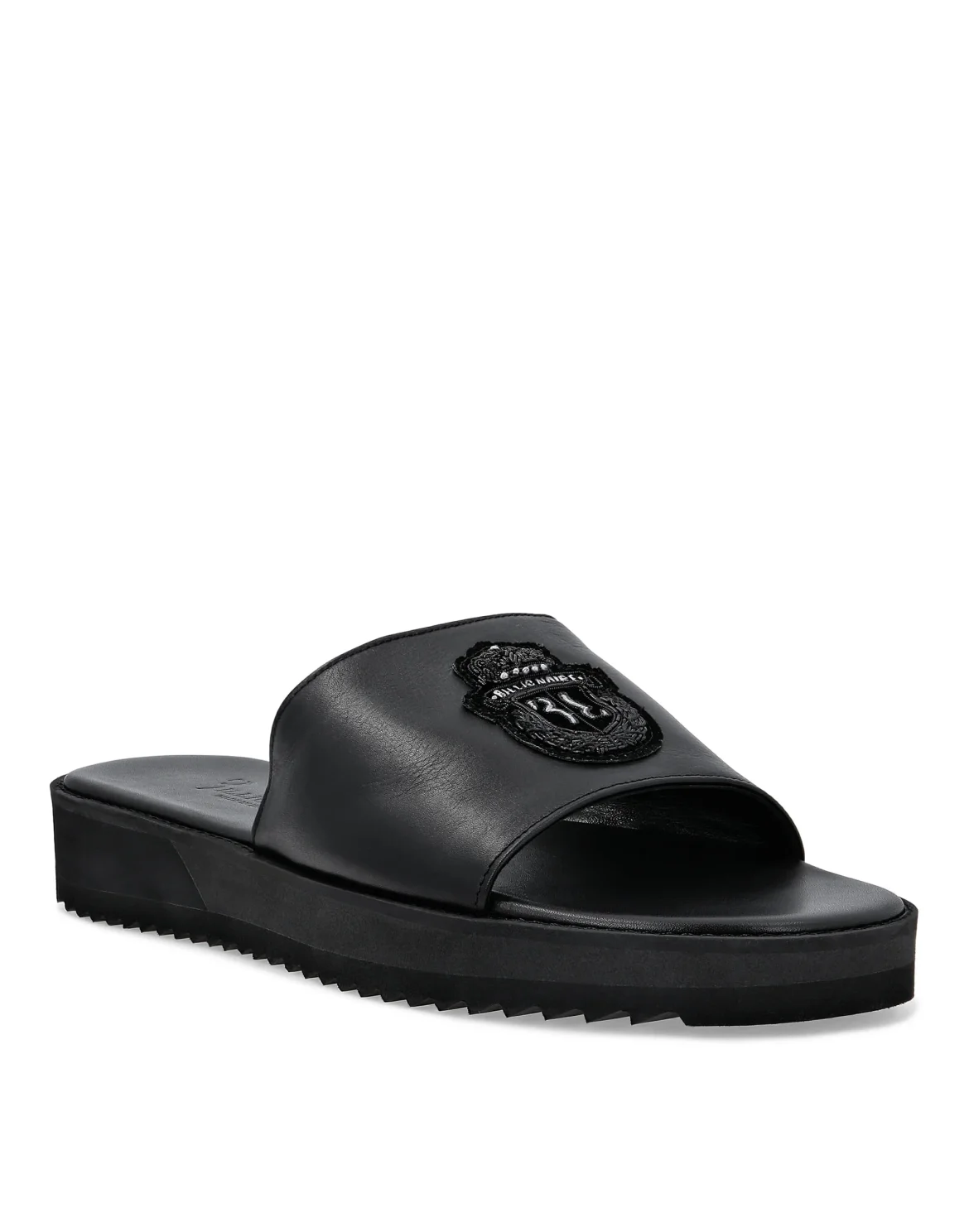 Sandals Flat Crest, цвет: Черный