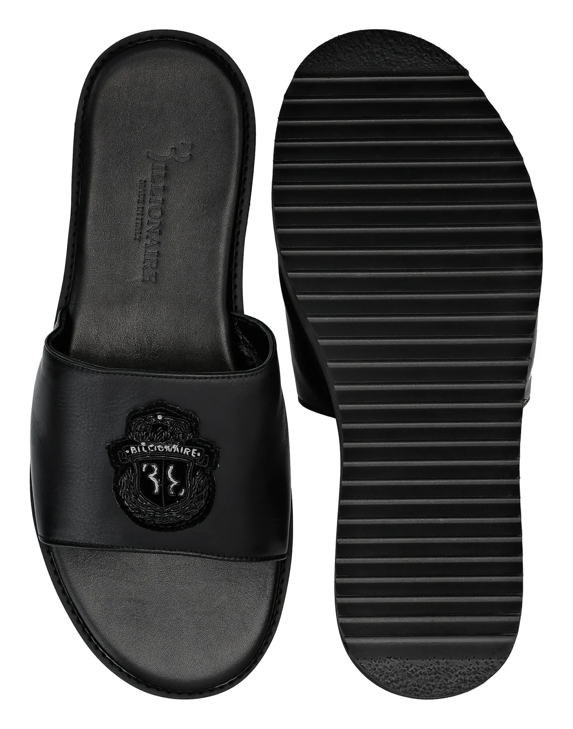 Sandals Flat Crest, цвет: Черный