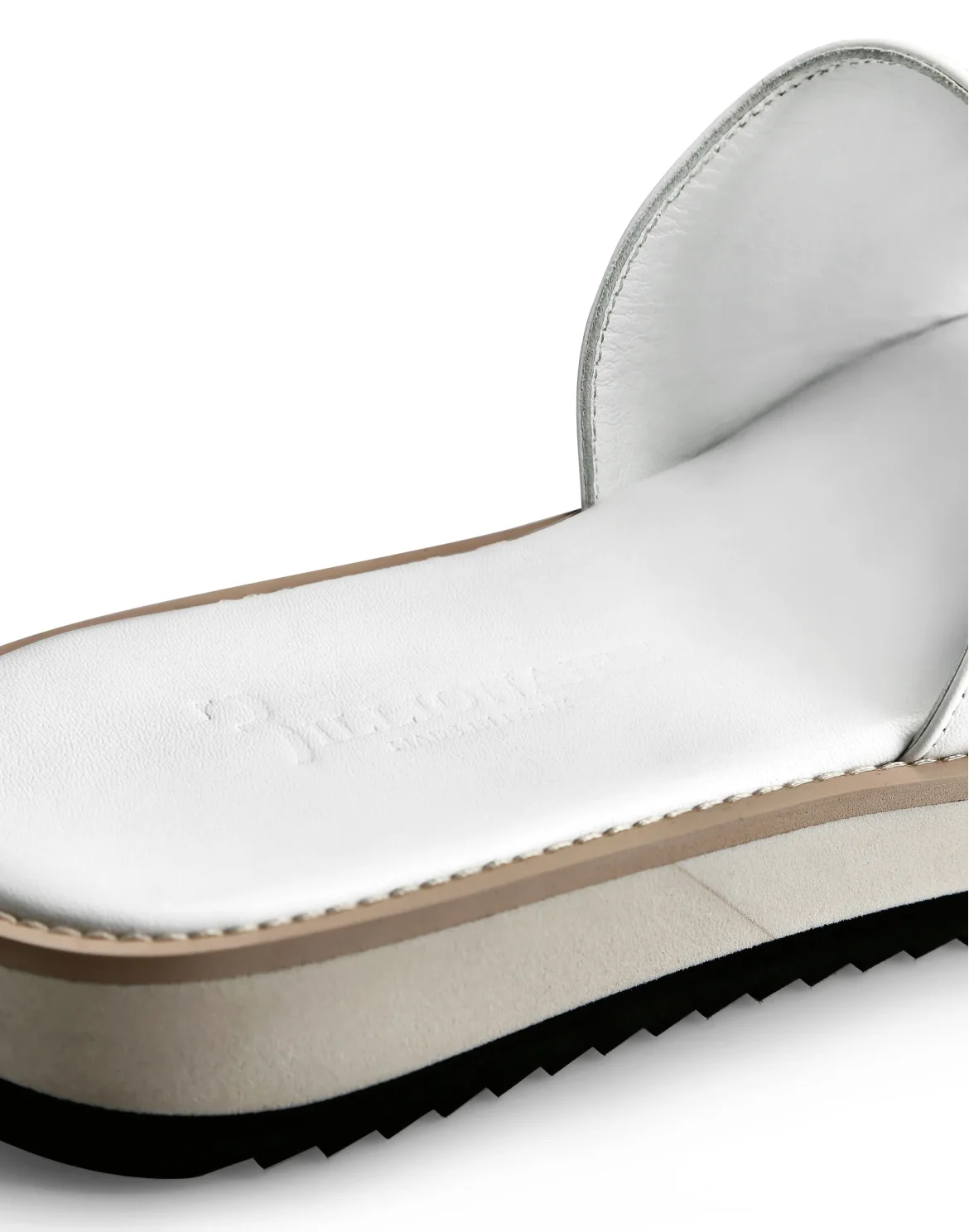 Sandals Flat Istitutional, цвет: Белый