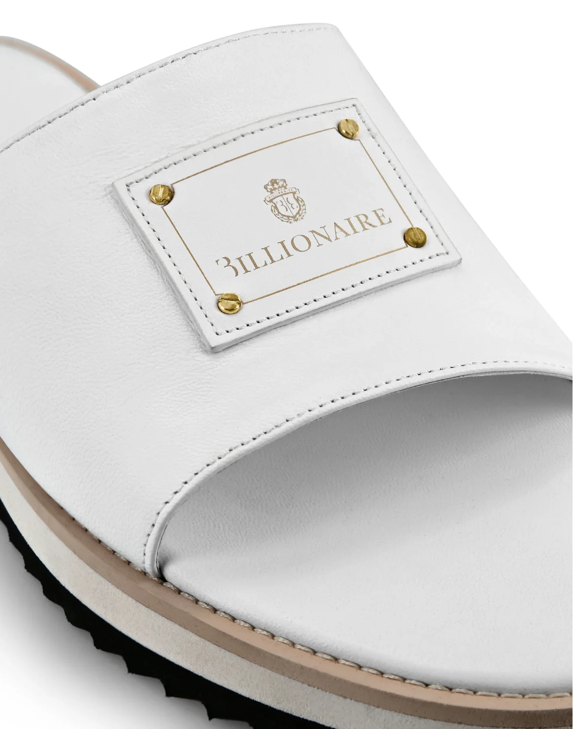 Sandals Flat Istitutional, цвет: Белый