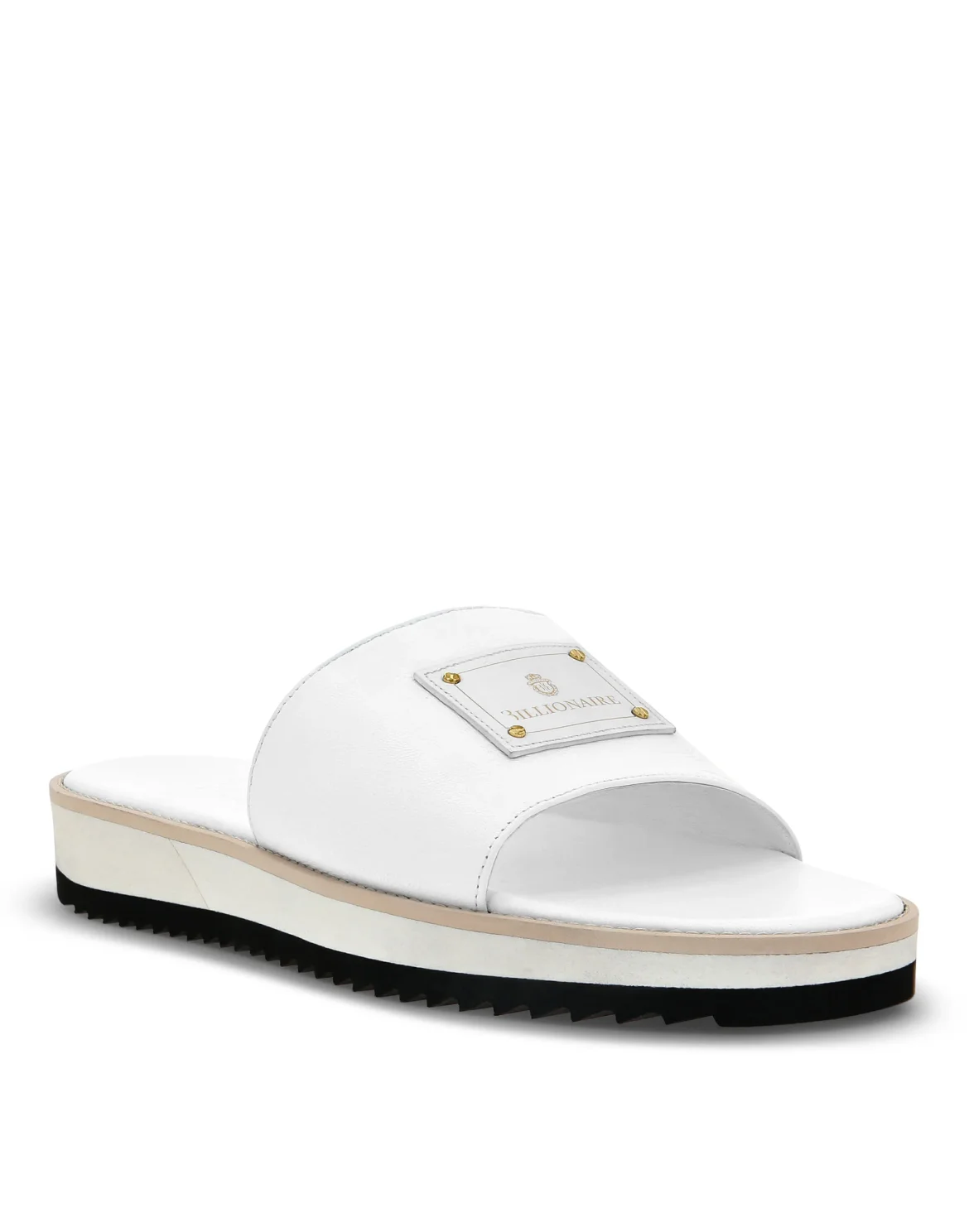Sandals Flat Istitutional, цвет: Белый