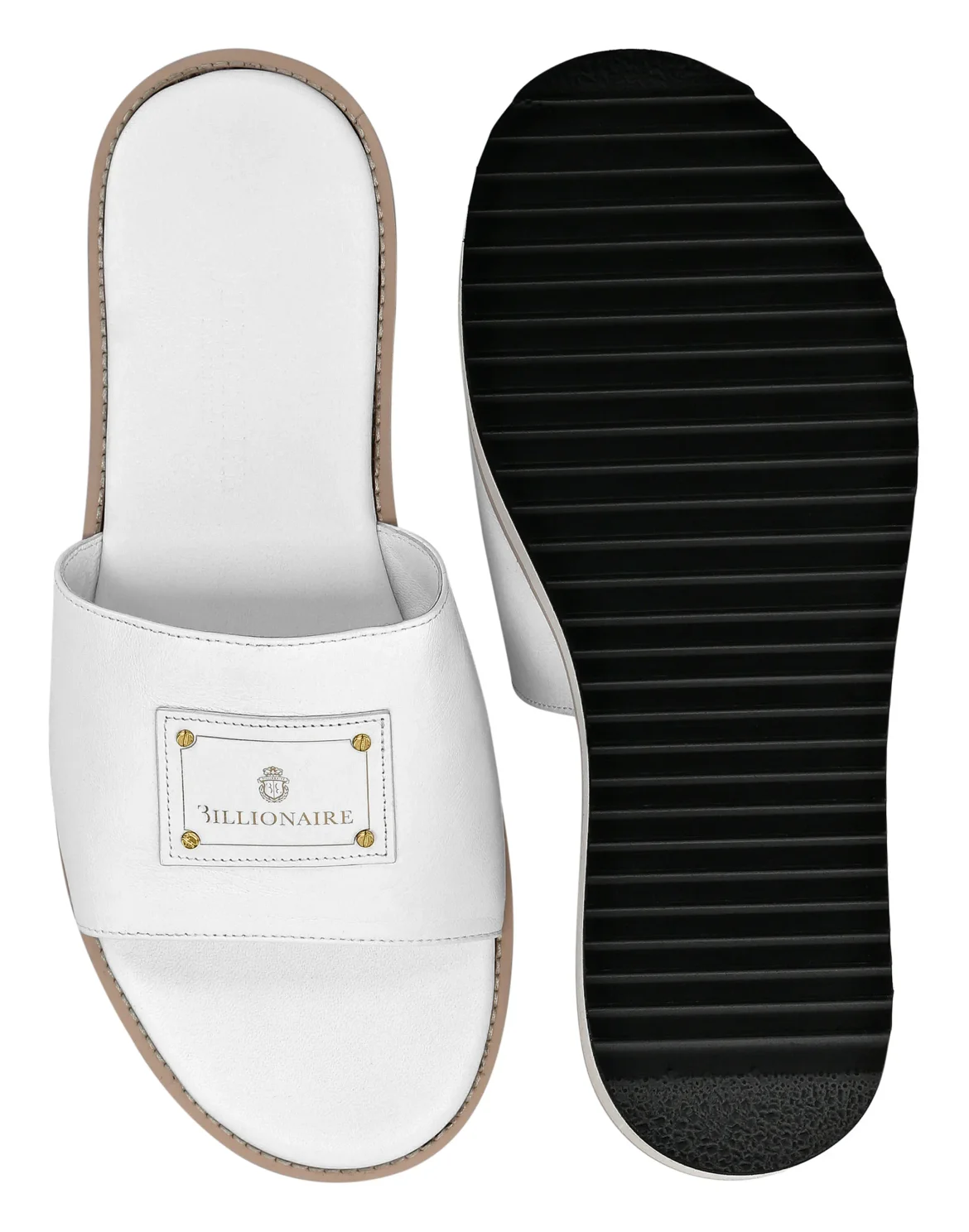 Sandals Flat Istitutional, цвет: Белый