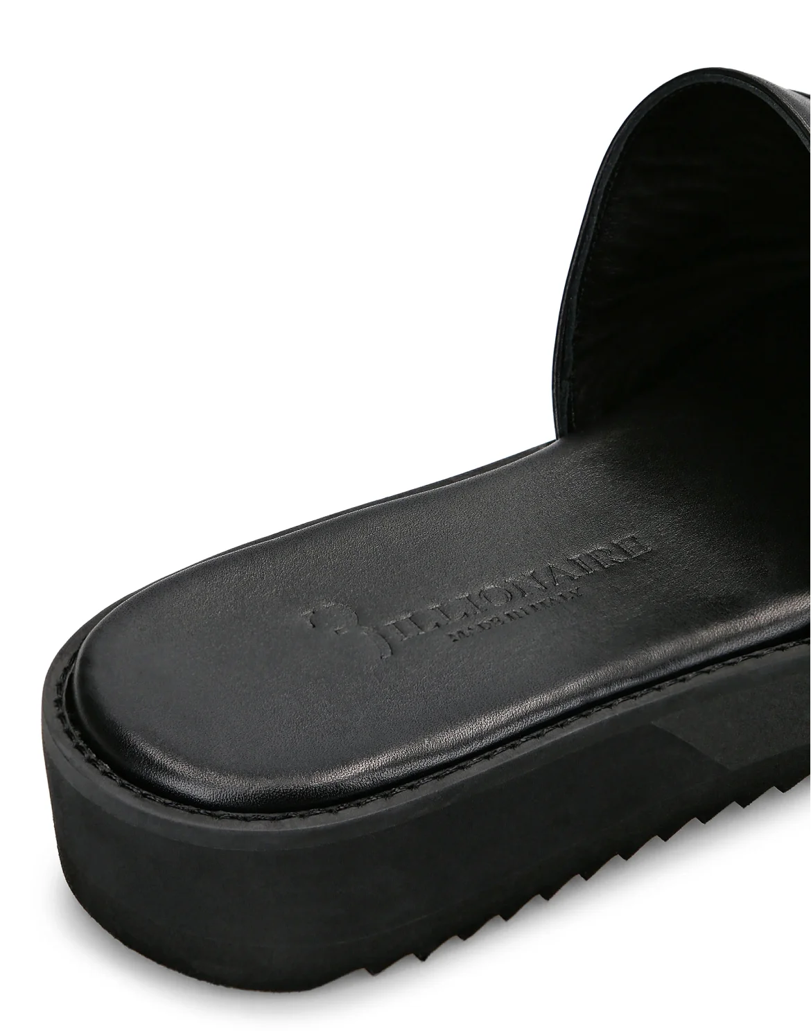 Sandals Flat Istitutional, цвет: Черный