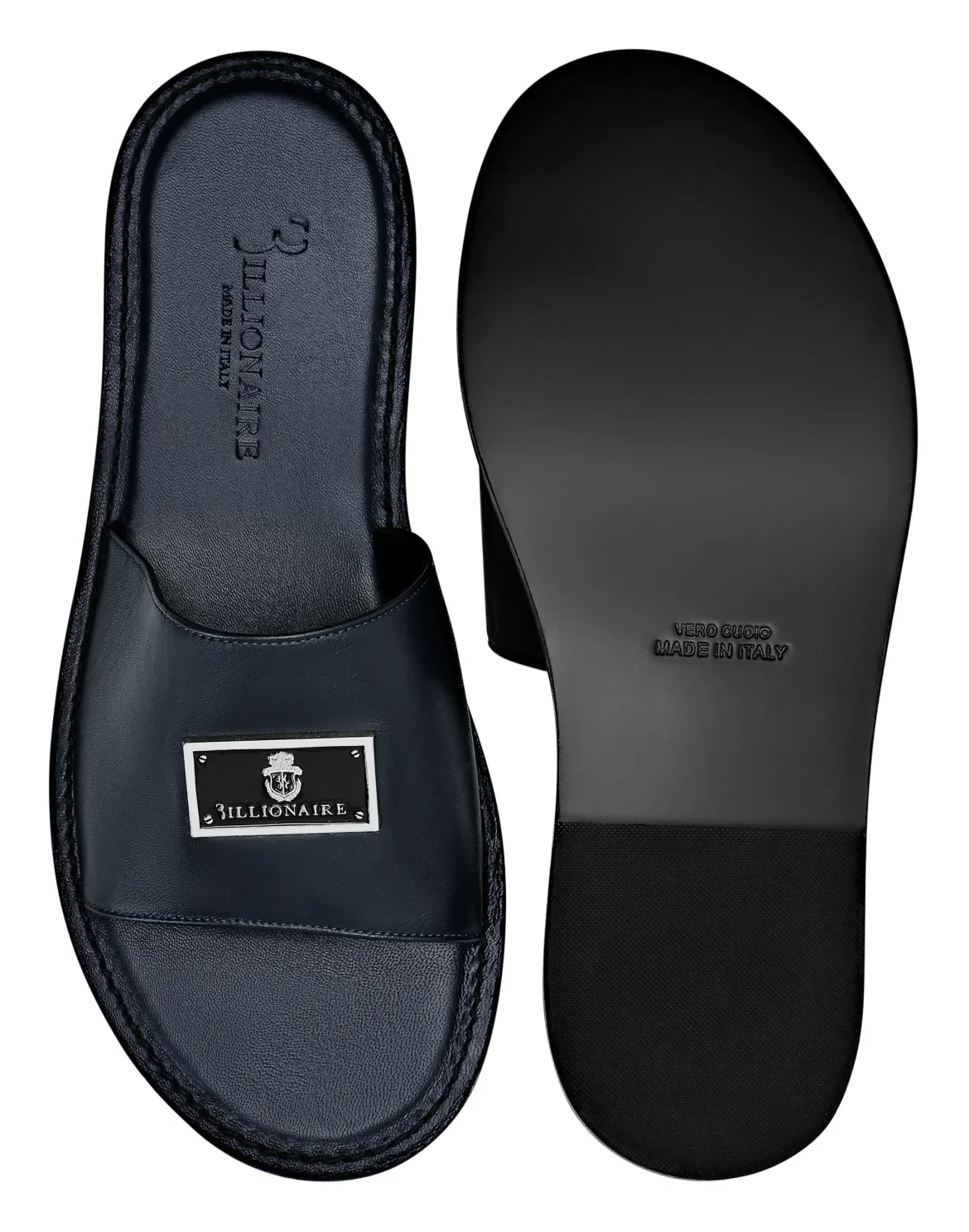 Sandals Flat Istitutional, цвет: Синий