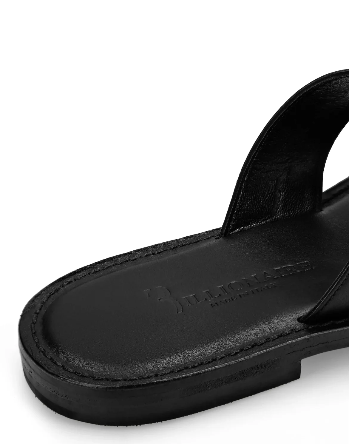 Sandals Flat Logos, цвет: Черный