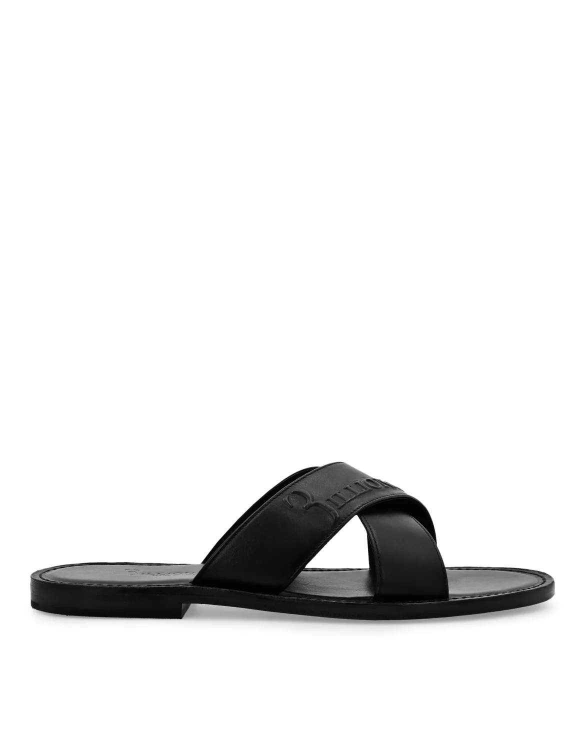 Sandals Flat Logos, цвет: Черный