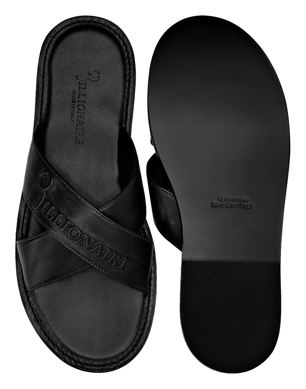 Sandals Flat Logos, цвет: Синий