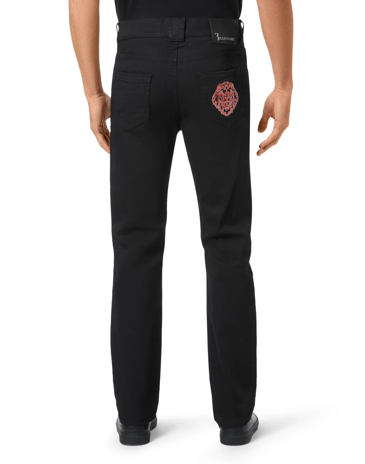 Denim Trousers Regular fit Lion, цвет: Черный