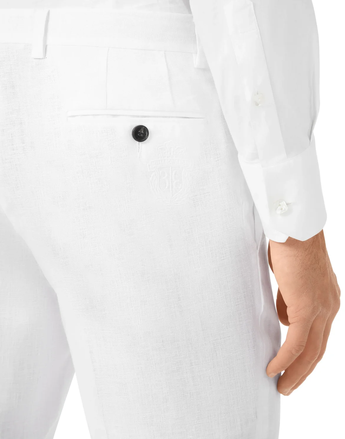 Linen Trousers Tailored Fit, цвет: Белый